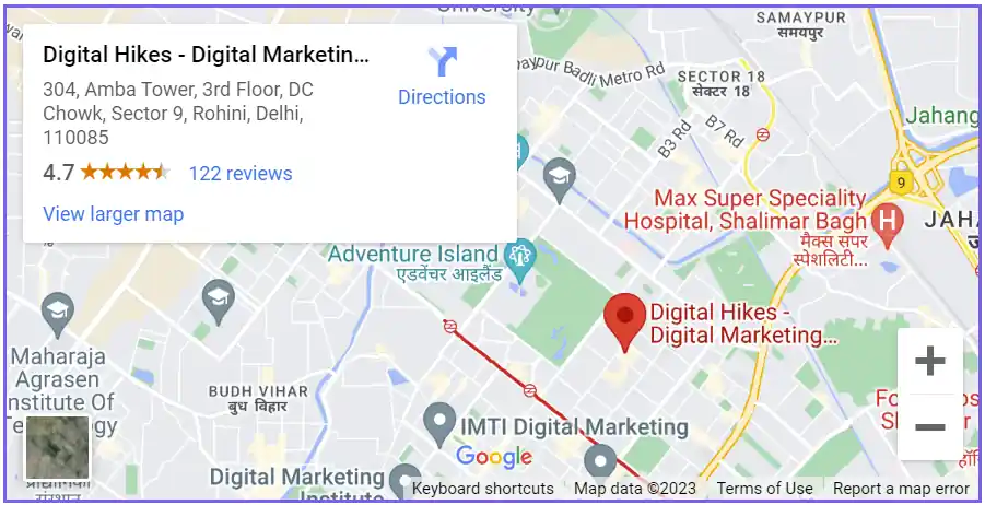 Home 21 our location